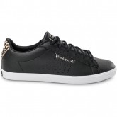 Le Coq Sportif Agate Leopard Noir - Chaussures Baskets Basses Femme Site Officiel